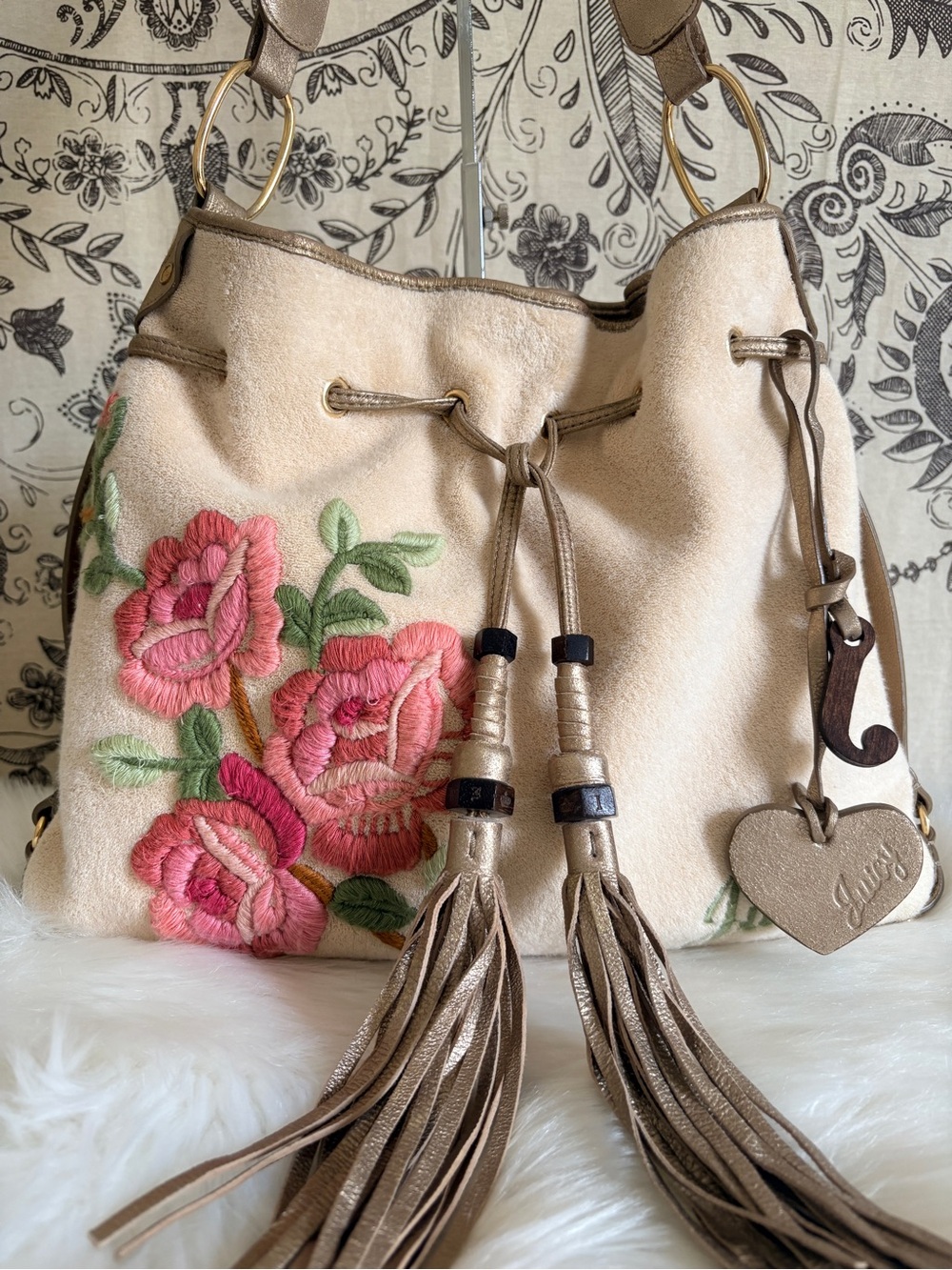 Vintage Juicy Couture Bucket Style Handbag